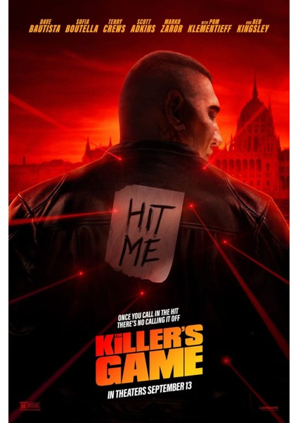 The Killer's Game (2024) 0003 Afiş - Poster ( Folyo ) - Afiş - POSTER-7335 ( 70 cm x 100 cm )