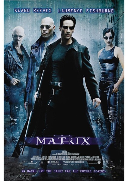 The Matrix (1999) 3 Afiş - Poster ( Folyo ) - Afiş - POSTER-7592 ( 70 cm x 100 cm )