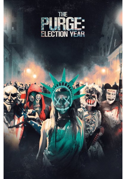 The Purge Election Year (2016) Afiş - Poster ( Folyo ) - Afiş - POSTER-7775 ( 70 cm x 100 cm )