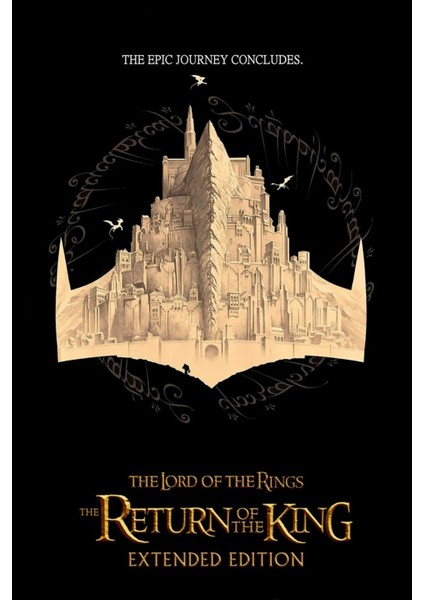 The Lord Of The Rings The Return Of The King (2003) 0005 Afiş - Poster ( Folyo ) - Afiş - POSTER-7497 ( 70 cm x 100 cm )
