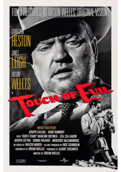 Touch Of Evil (1958) 3 Afiş - Poster ( Folyo ) - Afiş - POSTER-8300 ( 70 cm x 100 cm )