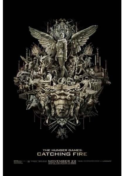 The Hunger Games Catching Fire (2013) 26 Afiş - Poster ( Folyo ) - Afiş - POSTER-7225 ( 70 cm x 100 cm )