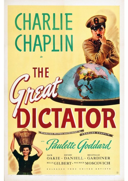 The Great Dictator (1940) 1 Afiş - Poster ( Folyo ) - Afiş - POSTER-7072 ( 70 cm x 100 cm )