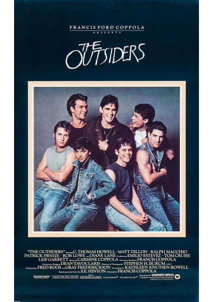 The Outsiders (1983) 1 Afiş - Poster ( Folyo ) - Afiş - POSTER-7710 ( 70 cm x 100 cm )
