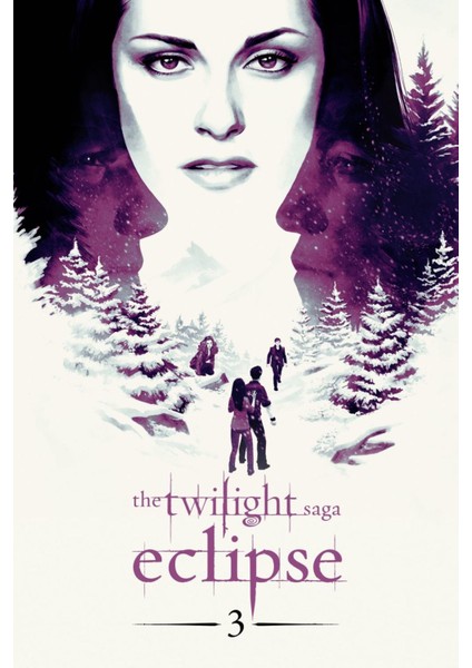 The Twilight Saga Eclipse (2010) 3 Afiş - Poster ( Folyo ) - Afiş - POSTER-8035 ( 70 cm x 100 cm )