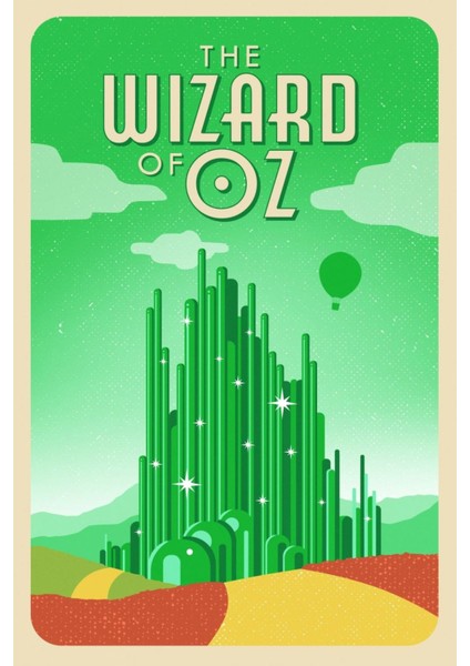 The Wizard Of Oz (1939) 5 Afiş - Poster ( Folyo ) - Afiş - POSTER-8087 ( 70 cm x 100 cm )