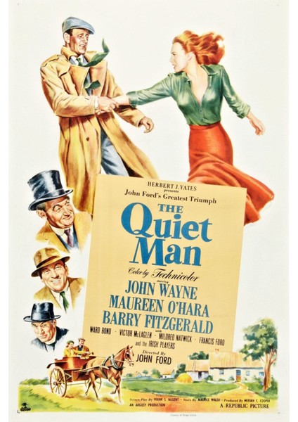 The Quiet Man (1952) Afiş - Poster ( Folyo ) - Afiş - POSTER-7781 ( 70 cm x 100 cm )