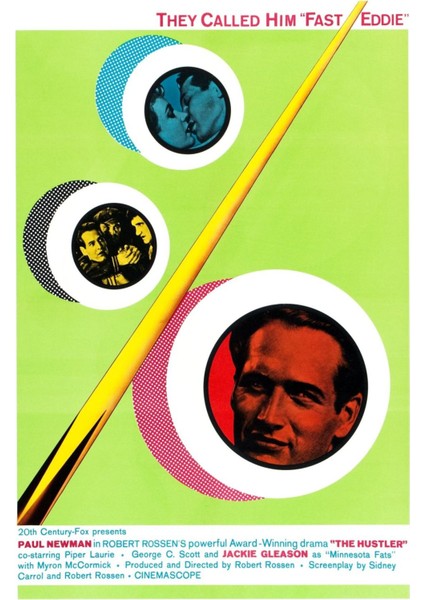 The Hustler (1961) 2 Afiş - Poster ( Folyo ) - Afiş - POSTER-7264 ( 70 cm x 100 cm )