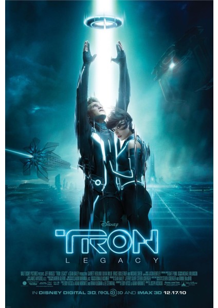 Tron Legacy (2010) 3 Afiş - Poster ( Folyo ) - Afiş - POSTER-8449 ( 70 cm x 100 cm )