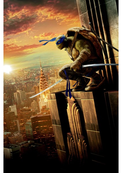 Ninja Turtles Out Of The Shadows 2016 3 Poster Afiş ( 70 cm x 100 cm )