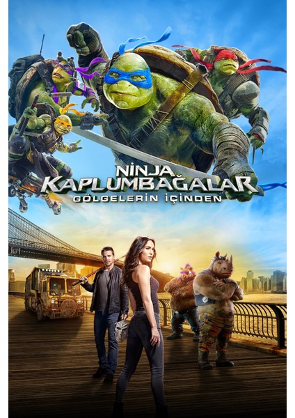 Ninja Turtles Out Of The Shadows 2016 2 Poster Afiş ( 70 cm x 100 cm )