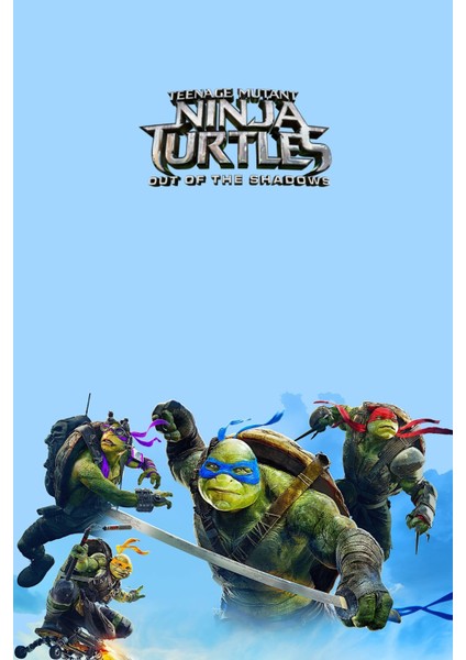 Ninja Turtles Out Of The Shadows 2016 6 Poster Afiş ( 70 cm x 100 cm )