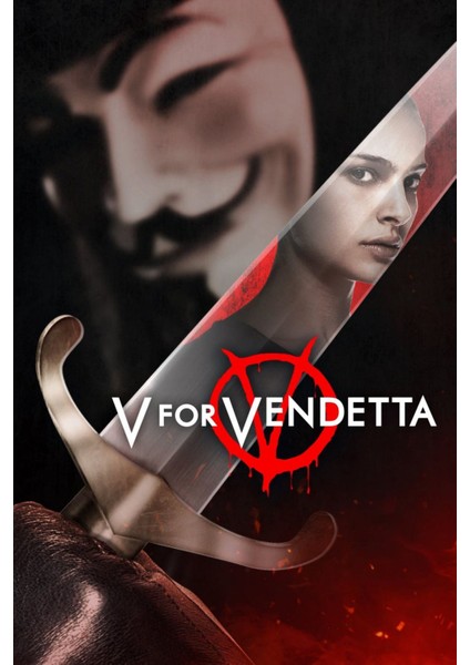 V For Vendetta (2006) Afiş - Poster ( Folyo ) - Afiş - POSTER-8562 ( 70 cm x 100 cm )