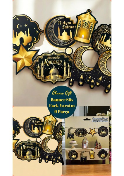 Hoşgeldin Ramazan Banner Ramazan Süsleri Dekoratif Süsleme Dini Süsleme Ramazan Bayramı