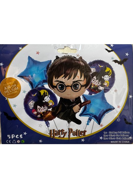 Harry Potter 5li Folyo Balon Seti