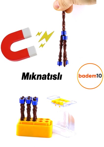 10 Adet Mıknatıslı Bits Uç Ph2 65 mm Renkli Vida Tutucu Sökme Yıldız Matkap Vidalama Ucu S2 Çeliği modelleri