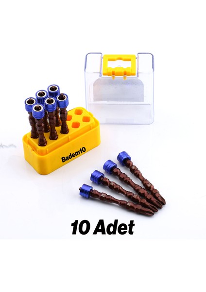 10 Adet Mıknatıslı Bits Uç Ph2 65 mm Renkli Vida Tutucu Sökme Yıldız Matkap Vidalama Ucu S2 Çeliği indirimleri