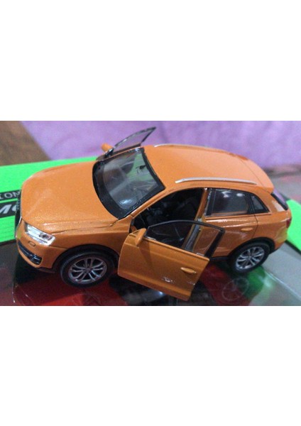 Oyuncak Model Metal Araba 1/36 Çek Bırak Turuncu Audi Q3 Jeep fiyatları