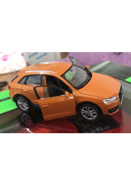 Oyuncak Model Metal Araba 1/36 Çek Bırak Turuncu Audi Q3 Jeep indirimleri