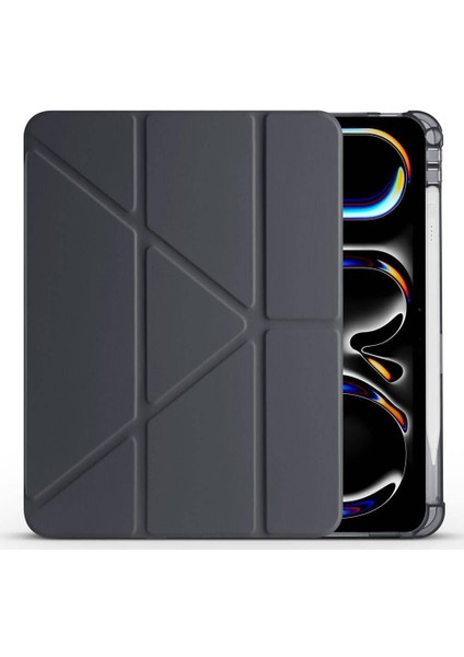 Apple iPad 9.7 5.nesil Tablet Kılıf Uyku Modlu Kalem Bölmeli Katlananır Standlı Darbe Korumalı Kapak fiyatları