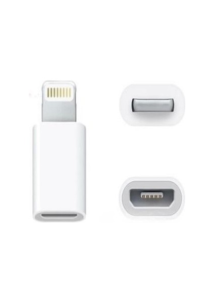 Android Şarj Kablosunu Iphone 5 Lightning E Çevirici