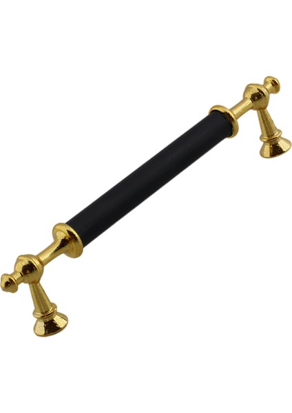 Melis (128 mm - 12.8 cm) Siyah Gold Metal Mobilya Mutfak Çekmece Dolap Dolabı Kulbu Kulpları fırsatları