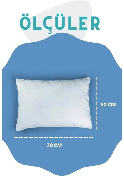 2 Adet Spunbond Yastık Seti 850 Gr 50 x 70 cm 2 Adet Yastık Kılıfı modelleri