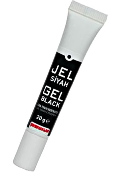 Tüp Jel Gıda Boyası - 20 gr - Siyah