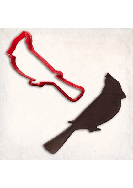 Kardinal Kuş Kurabiye Kalıbı Şekillendirici Kopat