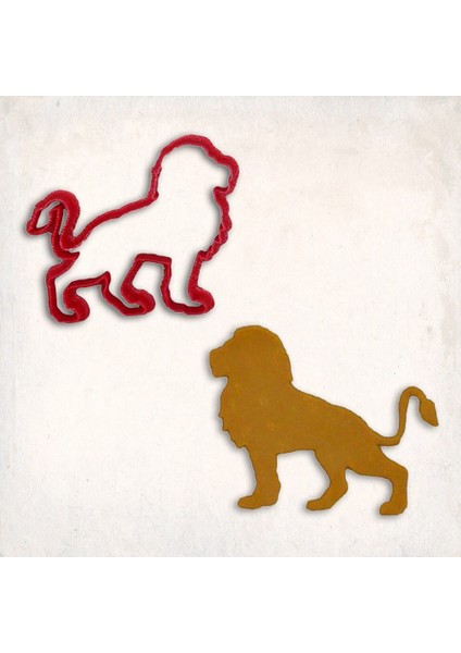 Aslan Gövde-1 Kurabiye Kalıbı Şekillendirici Kopat