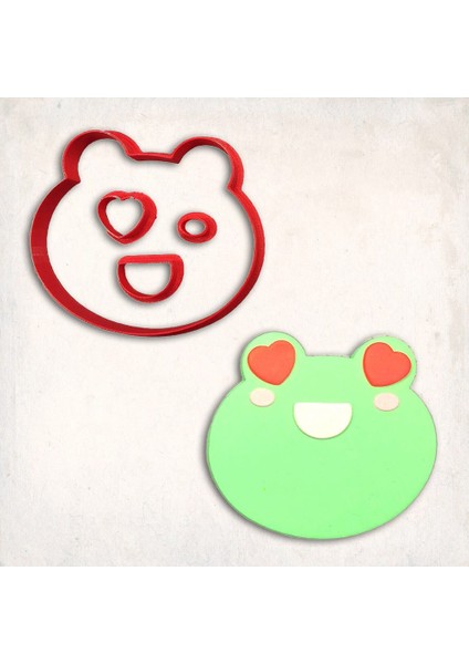 Kurbağa Detay Kurabiye Kalıp Seti 4 Parça