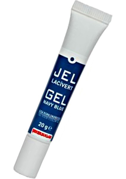 Tüp Jel Gıda Boyası - 20 gr - Lacivert