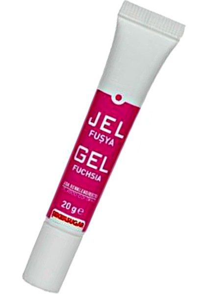Tüp Jel Gıda Boyası - 20 gr - Fuşya