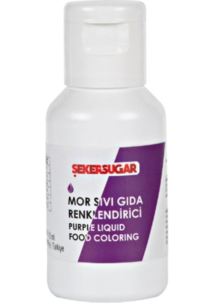 Sıvı Gıda Boyası - 20ML - Mor