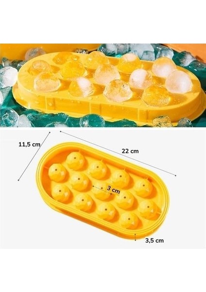 13 Bölmeli Kristal Buz Yapma Kalıbı