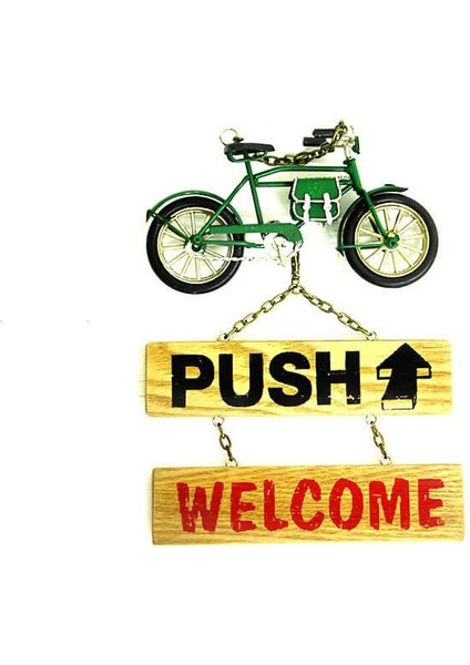 Dekoratif Metal Kapı Yazısı Bisiklet Vintage Dekoratif Hediyelik fiyatları