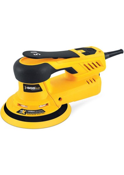 SGS5253 Profesyonel Eksantrik Orbital Zımpara Makinası 350 Watt - Kömürsüz Motor