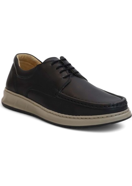 2132 Deri Üst Kalite Anatomik Tabanlı Erkek Günlük Casual Ayakkabı - NKT02132-SIYAH-40 modelleri