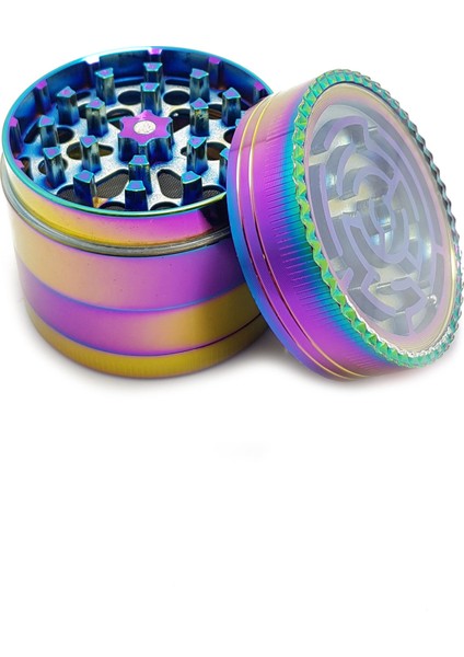 Multicolor 52 Mm. Baharat Herbal Öğütücüsü Parçalayıcı PZ35ML