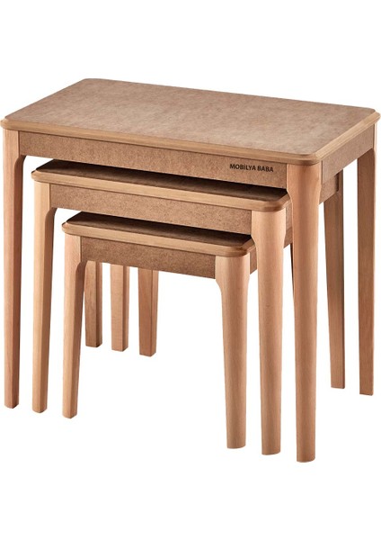 Çandır Mdf Zigon Cilasız Ham Ahşap