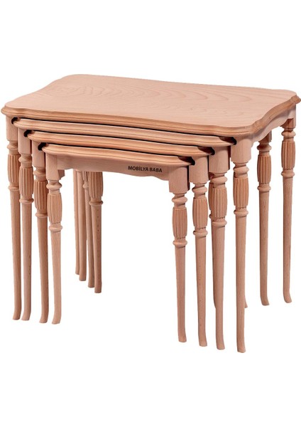 Altınova Fitilli Zigon Cilasız Ham Ahşap