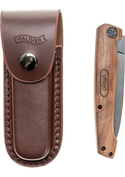 Walther Bwk1 Katlanır Cep Çakısı Ahşap Saplı Deri Kılıflı fırsatları