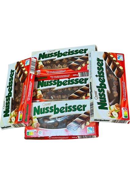 Nussbeisser Fındıklı Çikolata 5'li Paket 5x100 gr