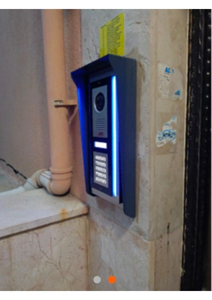Diafon 20X40X9 Paneli Kapı Zili Koruma Aparatı Acil Pano