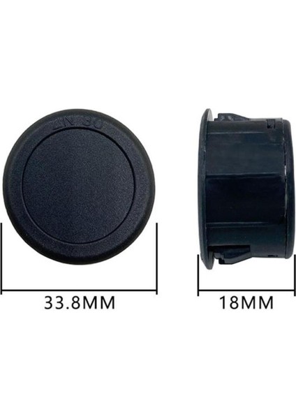 Yuvarlak Dc Voltmetre 4‑100 v Panel Led