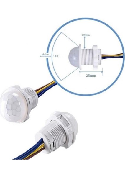 220V Hareket Pır Sensörü - Otomatik Lamba Sensörü fırsatları