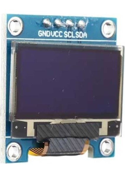 0.96 Inch 128x64 I2c Oled Display Ssd1306 Arduino Mavi - Sarı