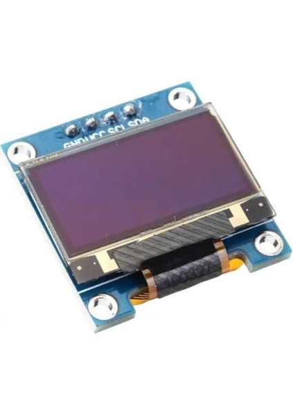 0.96 Inch 128x64 I2c Oled Display Ssd1306 Arduino Mavi - Sarı