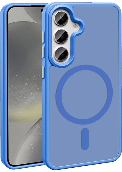 Galaxy S25 Plus Kılıf Magsafe Şarj Özellikli Mat Arka Yüzey Redclick Sio Kapak