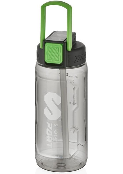 Sport Su Matarası Tritan Siyah 600ML